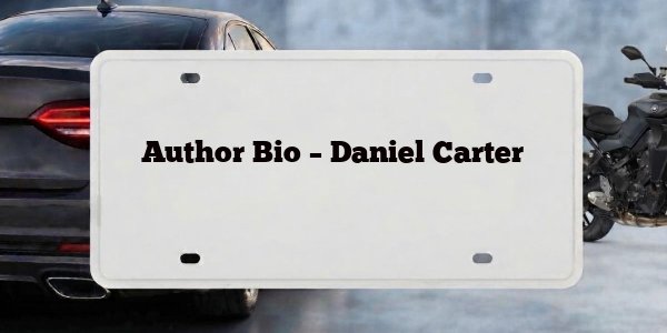 Author Bio – Daniel Carter