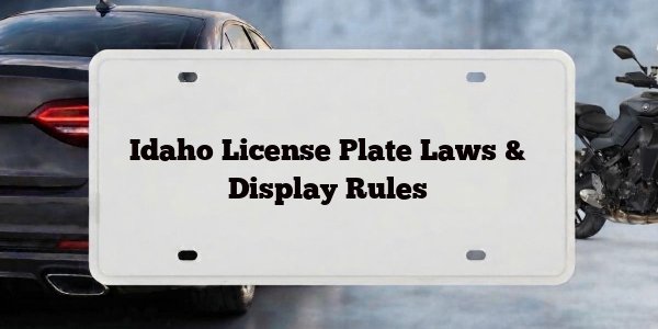 Idaho License Plate Laws & Display Rules